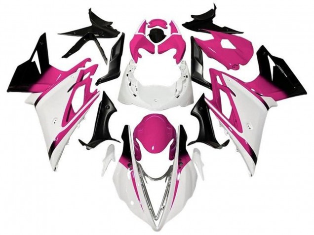 2013-2016 Triumph Daytona 675 Triple Motorcycle Fairings - White Pink Glossy Black Australia