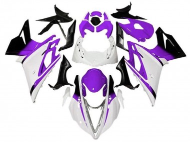 Affordable 2013-2016 Triumph Daytona 675 Triple Motorcycle Fairings - White Purple Glossy Black Australia
