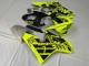 2006-2008 Triumph Daytona 675 Triple Motorcycle Fairings - Yellow Matte Black Australia