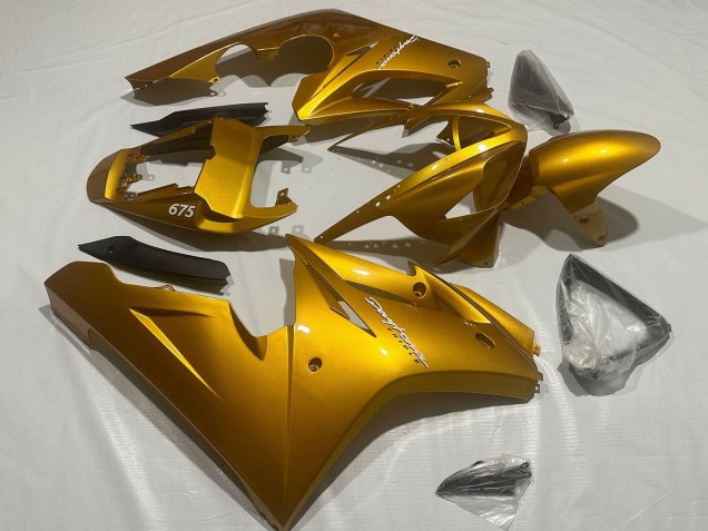 2006-2008 Triumph Daytona 675 Triple Motorcycle Fairings - Metallic Gold Australia