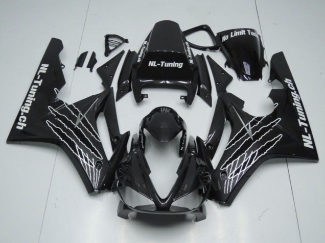 2006-2008 Triumph Daytona 675 Triple Motorcycle Fairing Kits - Glossy Black Australia
