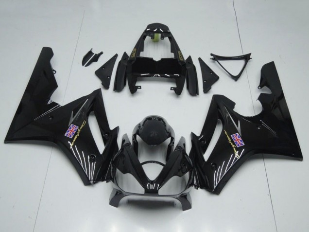 2006-2008 Triumph Daytona 675 Triple Motorcycle Fairings - Glossy Black Australia