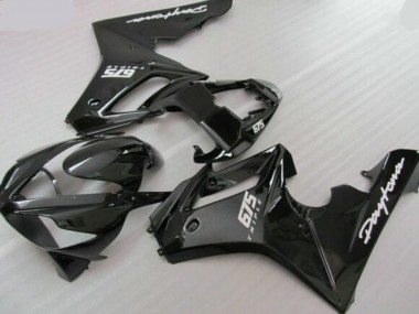 Affordable 2006-2008 Triumph Daytona 675 Triple Motorcycle Fairings - Glossy Black Matte Black Australia