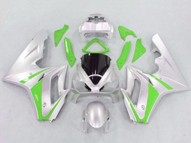 2006-2008 Triumph Daytona 675 Triple Motorcycle Fairings - Silver Green Australia