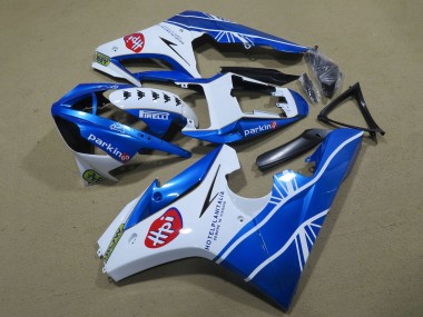Affordable 2006-2008 Triumph Daytona 675 Triple Motorcycle Fairings - White Blue Australia