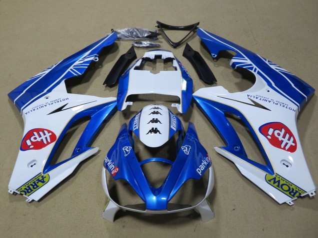 2006-2008 Triumph Daytona 675 Triple Motorcycle Fairings - White Blue Australia