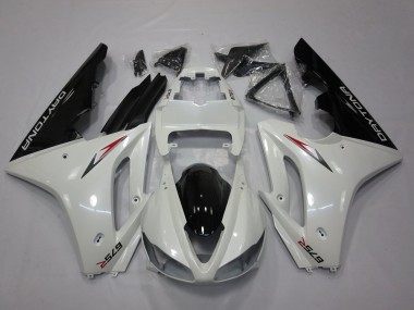 Affordable 2009-2012 Triumph Daytona 675 Triple Motorcycle Fairing - White Glossy Black Australia