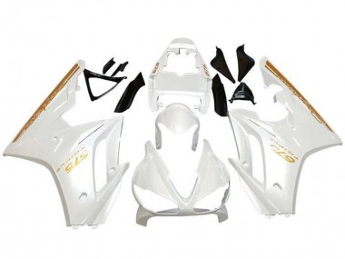 Affordable 2009-2012 Triumph Daytona 675 Triple Motorcycle Fairings - White Gold Australia