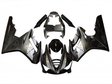 Affordable 2009-2012 Triumph Daytona 675 Triple Motorcycle Fairings - Silver Glossy Black Australia
