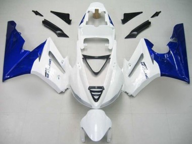 Affordable 2009-2012 Triumph Daytona 675 Triple Motorcycle Fairing - White Blue Australia