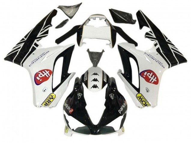 2009-2012 Triumph Daytona 675 Triple Motorcycle Fairings - White Glossy Black HPi Australia