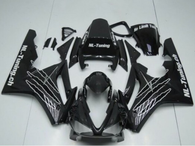 2009-2012 Triumph Daytona 675 Triple Motorcycle Fairings - Glossy Black White Claw Australia