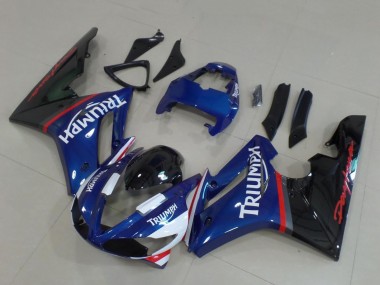 Affordable 2009-2012 Triumph Daytona 675 Triple Motorcycle Fairings - Blue Red White Glossy Black Australia
