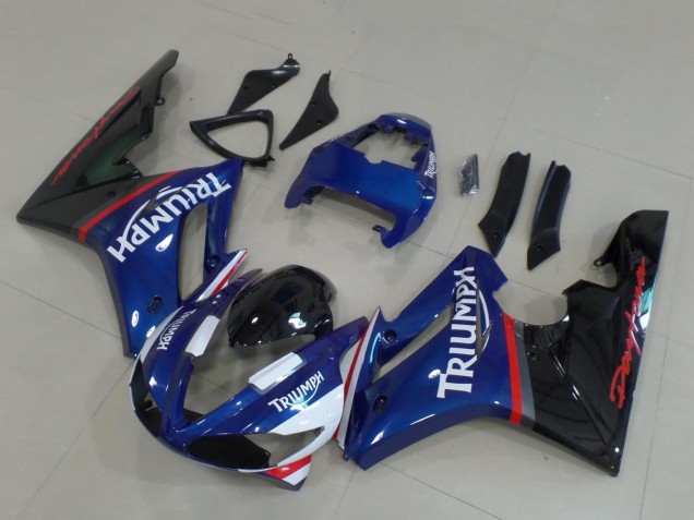 2009-2012 Triumph Daytona 675 Triple Motorcycle Fairings - Blue Red White Glossy Black Australia