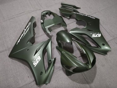 Affordable 2009-2012 Triumph Daytona 675 Triple Motorcycle Fairings - Matte Green White Australia