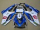 2009-2012 Triumph Daytona 675 Triple Motorcycle Fairings - White Blue Hpi Australia
