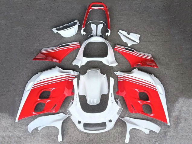 1987-1988 Honda CBR1000F Hurricane Motorcycle Fairings - White Red Australia