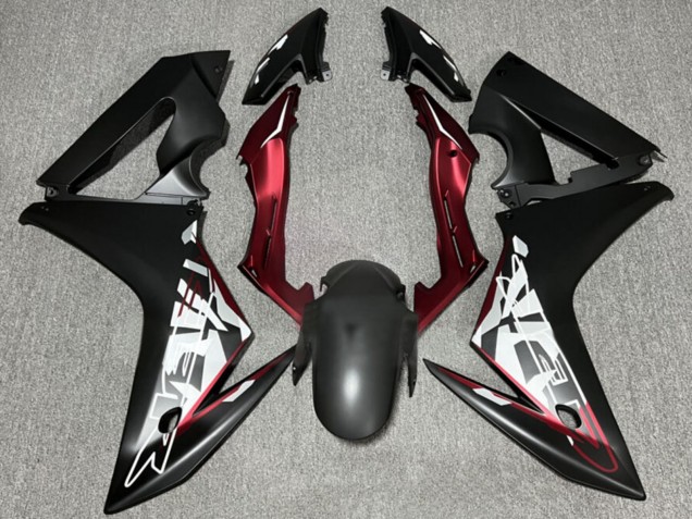 2014-2016 Honda CBR650F Motorcycle Fairings - Matte Black Red Australia