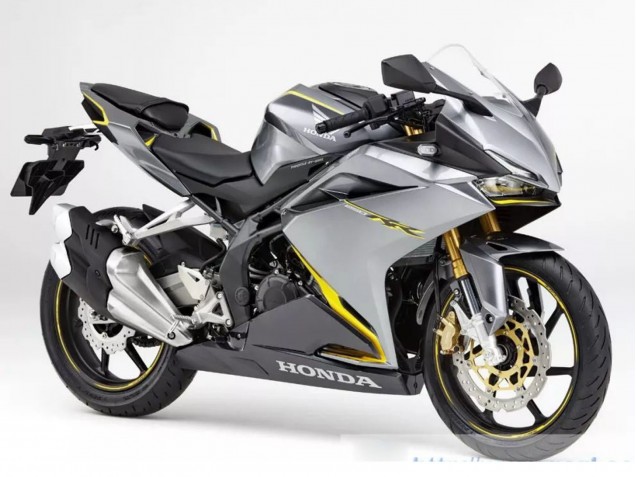 2017-2022 Honda CBR250RR Motorcycle Fairings - Silver Yellow Matte Black Australia