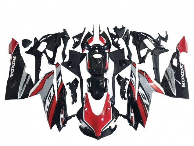 2017-2022 Honda CBR250RR Motorcycle Fairings - Red Silver Glossy Black Australia