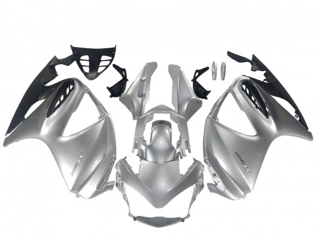 2002-2016 Honda ST1300 Motorcycle Fairing - Silver Matte Black Australia