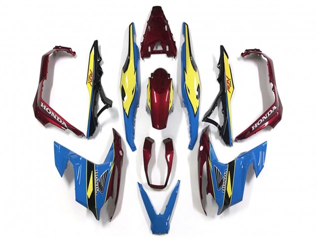 2018-2021 Honda ADV150 Motorcycle Fairings - Blue Yellow Red Australia
