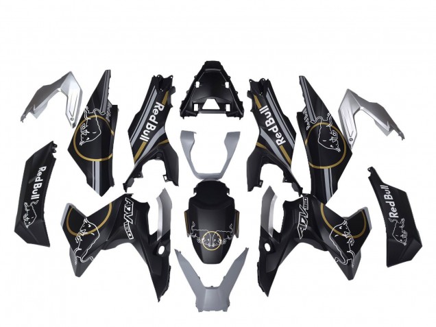 2022-2024 Honda ADV160 Motorcycle Fairings - Matte Black Gold Red Bull Australia