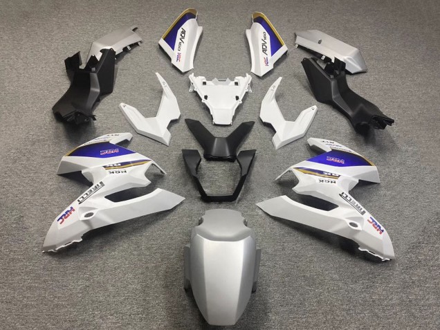 2022-2024 Honda ADV160 Motorcycle Fairings - White Blue HRC Australia