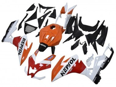 Affordable 2012-2018 Aprilia RS4 50 125 Motorcycle Fairings - Orange White Red Glossy Black Repsol Australia