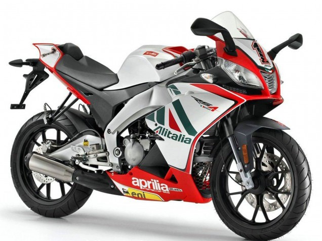 2012-2018 Aprilia RS4 50 125 Motorcycle Fairings - White Red Green Yellow Alitalia Australia