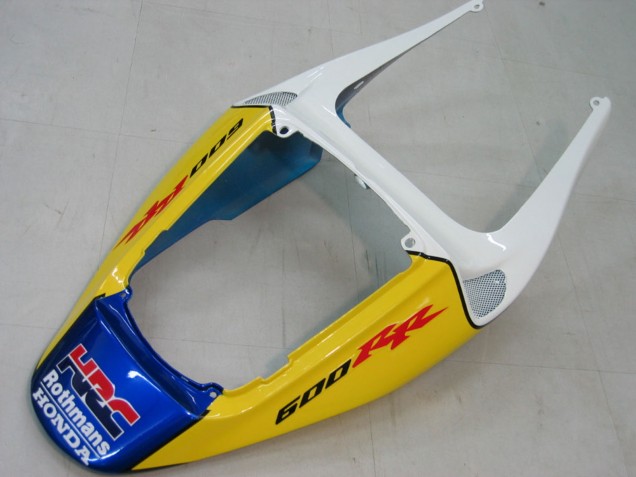 2005-2006 Honda CBR600RR Motorcycle Fairings - Blue White Yellow Rothmans Australia