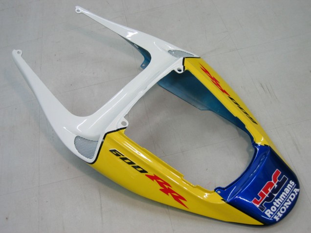 2005-2006 Honda CBR600RR Motorcycle Fairings - Blue White Yellow Rothmans Australia