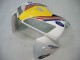 2005-2006 Honda CBR600RR Motorcycle Fairings - Blue White Yellow Rothmans Australia