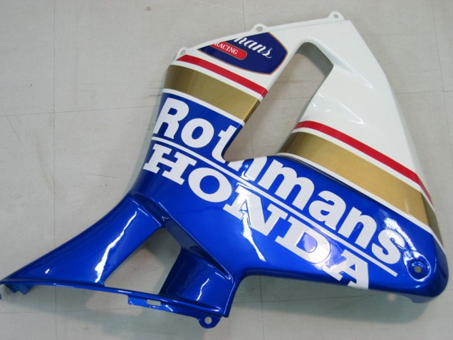 2005-2006 Honda CBR600RR Motorcycle Fairings - Blue White Yellow Rothmans Australia