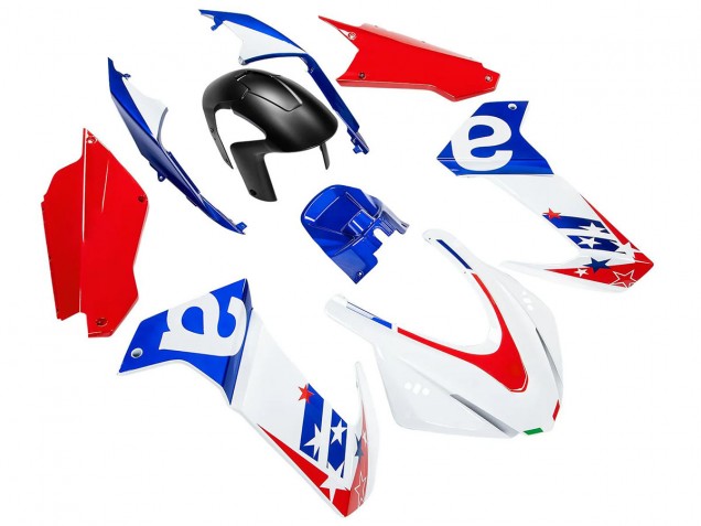 2020-2024 Aprilia RS660 Motorcycle Fairing - White Blue Red Australia