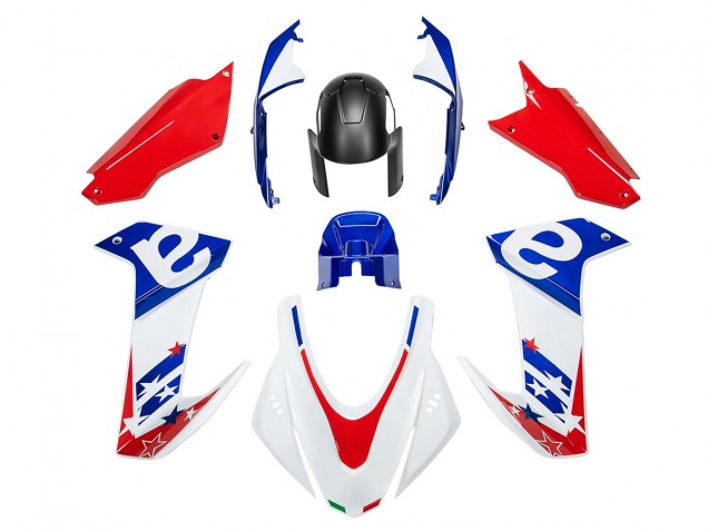 2020-2024 Aprilia RS660 Motorcycle Fairing - White Blue Red Australia