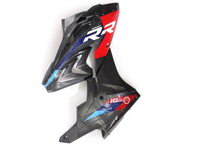 2015-2016 BMW S1000RR Motorcycle Fairings - Blue Red Carbon Fiber Australia
