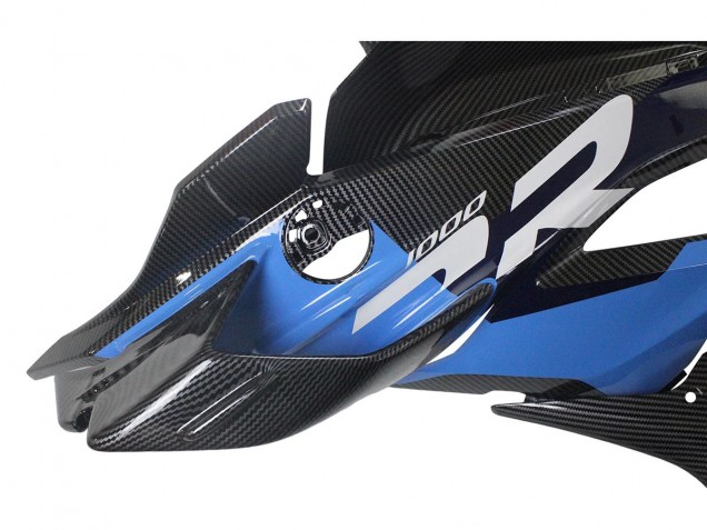 2023-2024 BMW S1000RR Motorcycle Fairings - Blue Red Carbon Fiber Australia