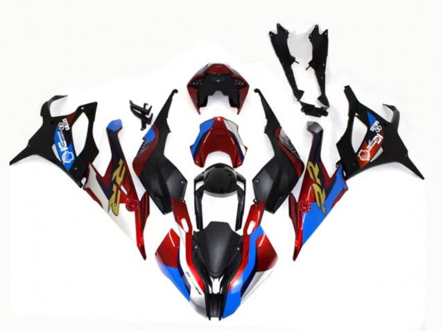 2019-2022 BMW S1000RR Motorcycle Fairings - Black Blue Red Gold Australia