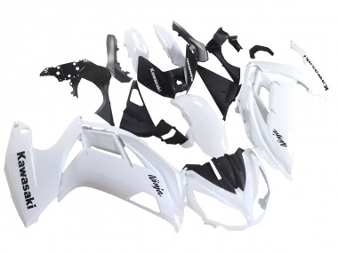 Affordable 2012-2016 Kawasaki EX650 Motorcycle Fairings - White Black Australia