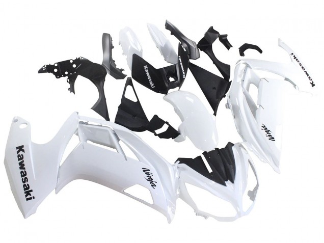 2012-2016 Kawasaki EX650 Motorcycle Fairings - White Black Australia