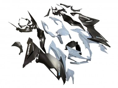 Affordable 2019-2022 Kawasaki ZX6R Motorcycle Fairings - Grey Matte Black Australia