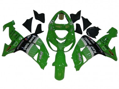 Affordable 2006-2007 Kawasaki ZX10R Motorcycle Fairings - Green White Black Elf Australia