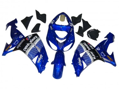 Affordable 2006-2007 Kawasaki ZX10R Motorcycle Fairings - Blue White Black Elf Australia