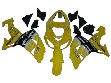 Affordable 2006-2007 Kawasaki ZX10R Motorcycle Fairings - Yellow Silver Black Elf Australia