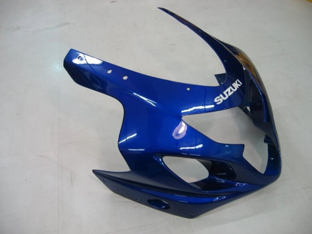 2004-2005 Suzuki GSXR 600/750 Motorcycle Fairings - Blue Grey Glossy Black Australia