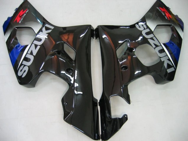 2004-2005 Suzuki GSXR 600/750 Motorcycle Fairings - Blue Grey Glossy Black Australia