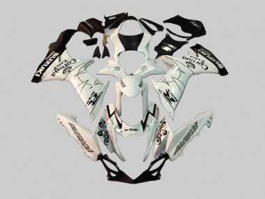 Affordable 2011-2024 Suzuki GSXR 600/750 Motorcycle Fairings - White Black Alstare Corona Extra Motul Australia