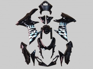 Affordable 2011-2024 Suzuki GSXR 600/750 Motorcycle Fairings - Glossy Black White Australia