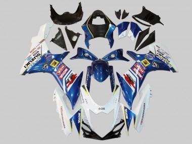 Affordable 2011-2024 Suzuki GSXR 600/750 Motorcycle Fairings - White Blue Red Yellow Motul Dunlop Australia
